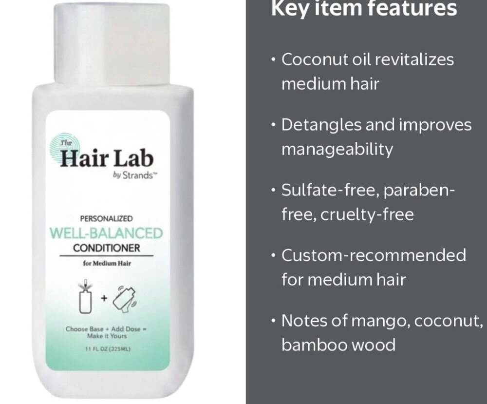 The Hair Lab Personalized Well-Balanced Conditioner for Medium Hair, 11 fl oz - Picture 4 of 5
